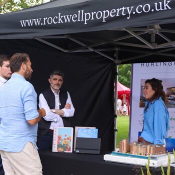Rockwell's stand at Hurlingham Sunday