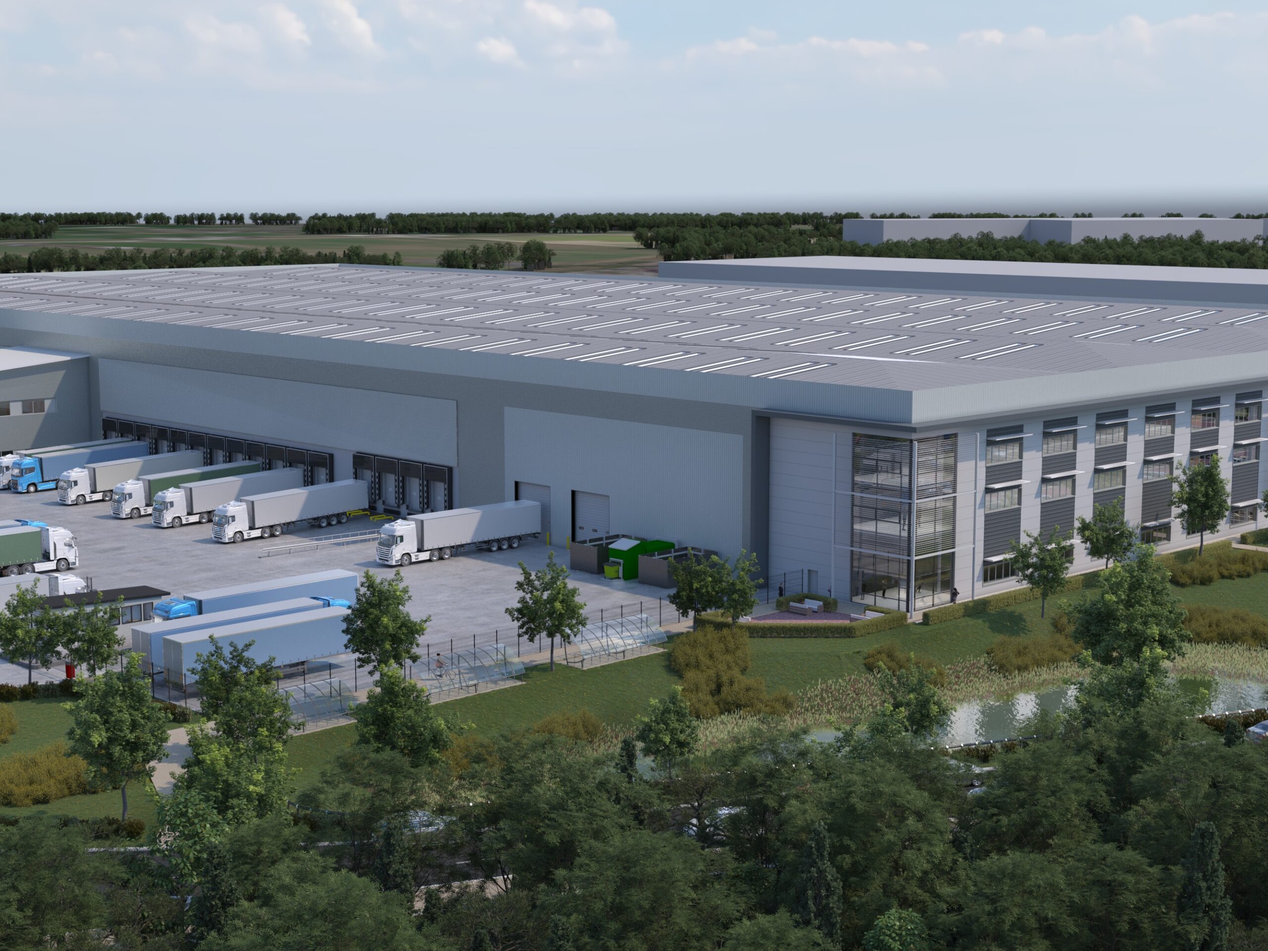Grade-A logistics hub Greenbox Thirsk in Yorkshire